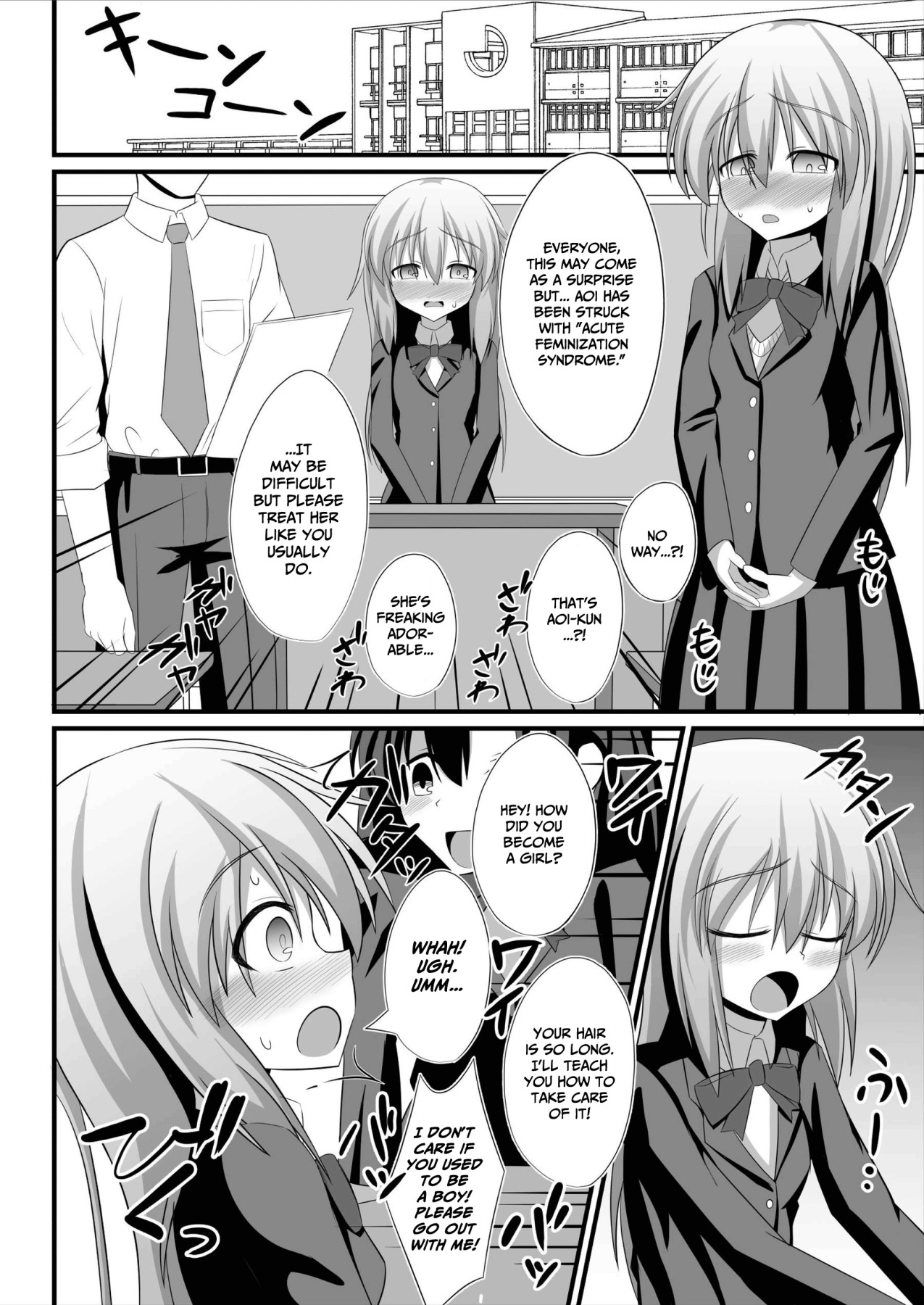 Hentai Manga Comic-Genderbent Descent Into Sluthood ~Turning Into A Girl From Lovey-Dovey Lesbian Sex~-Read-25